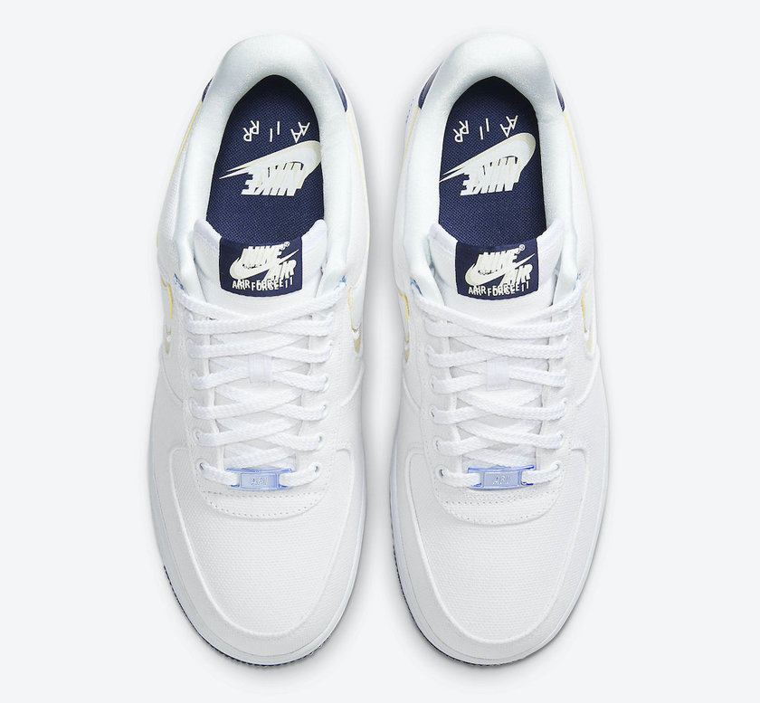 Nike Air Force 1 Low White Canvas DB3541-100åå:registered:æ¥æ