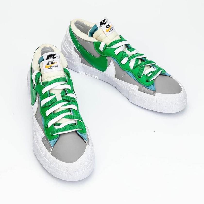 Sacai Nike Blazer Low Classic Greenåå:registered:æ¥æDD1877-001