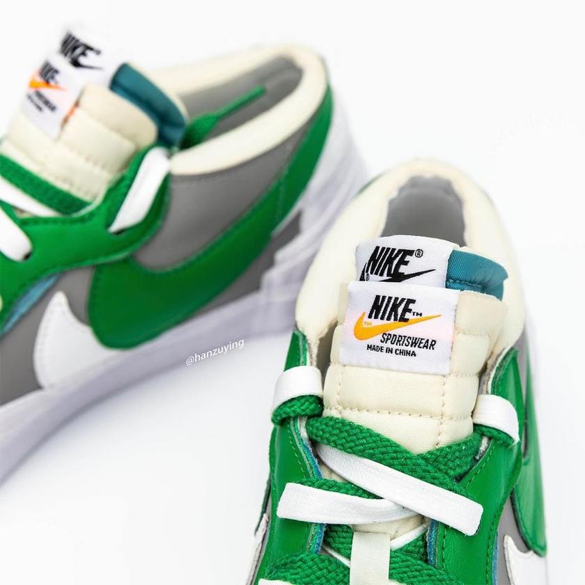 Sacai Nike Blazer Low Classic Greenåå:registered:æ¥æDD1877-001