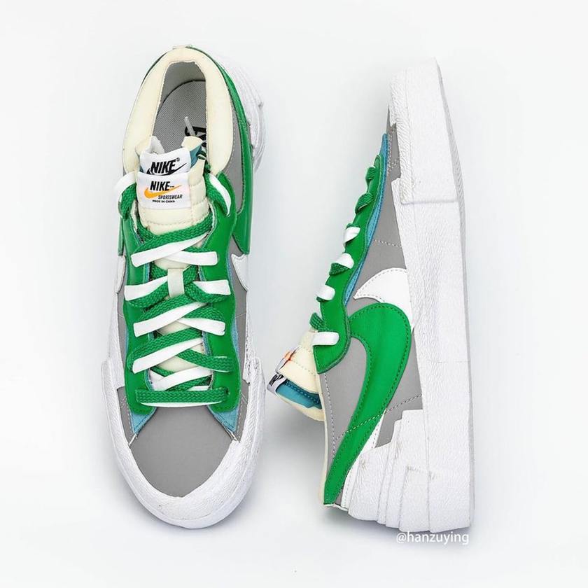 Sacai Nike Blazer Low Classic Greenåå:registered:æ¥æDD1877-001