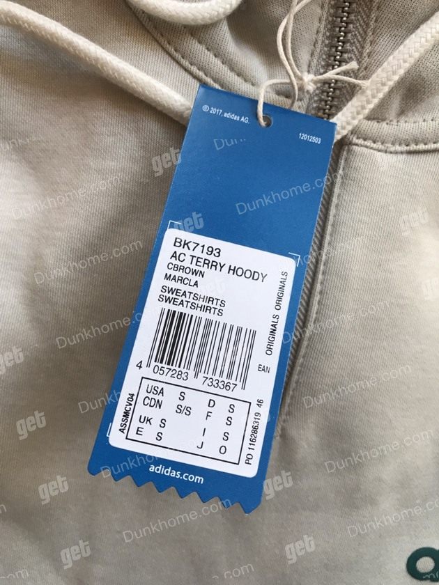 BK7193 新款卫衣阿迪达斯三叶草