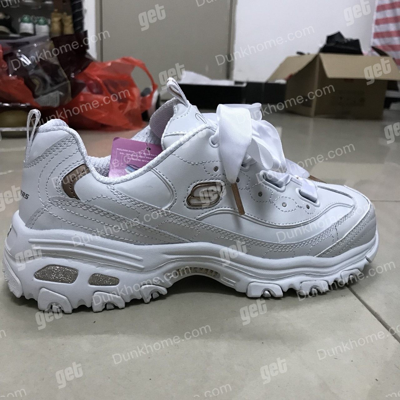 Skechers斯凯奇女鞋新款平底休闲鞋女 丝绸鞋