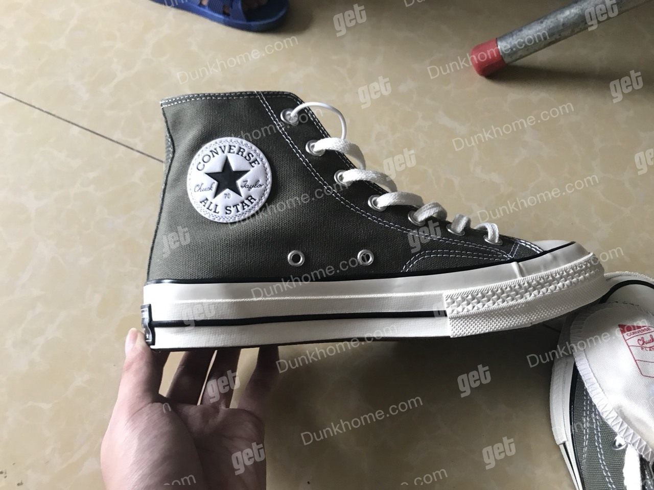 Converse匡威1970s三星标草绿色军绿高帮低帮帆布鞋162052C162060