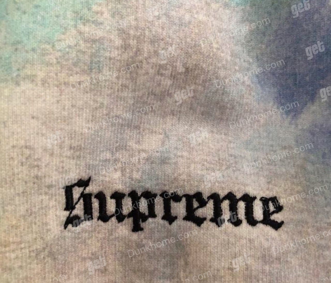 2018supreme扎染卫衣