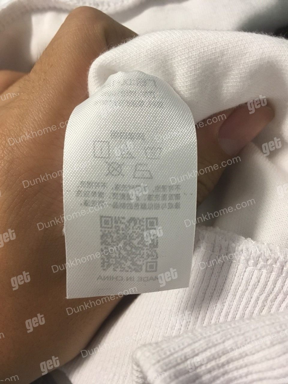 中国李宁 卫衣 简体 黑白拼色