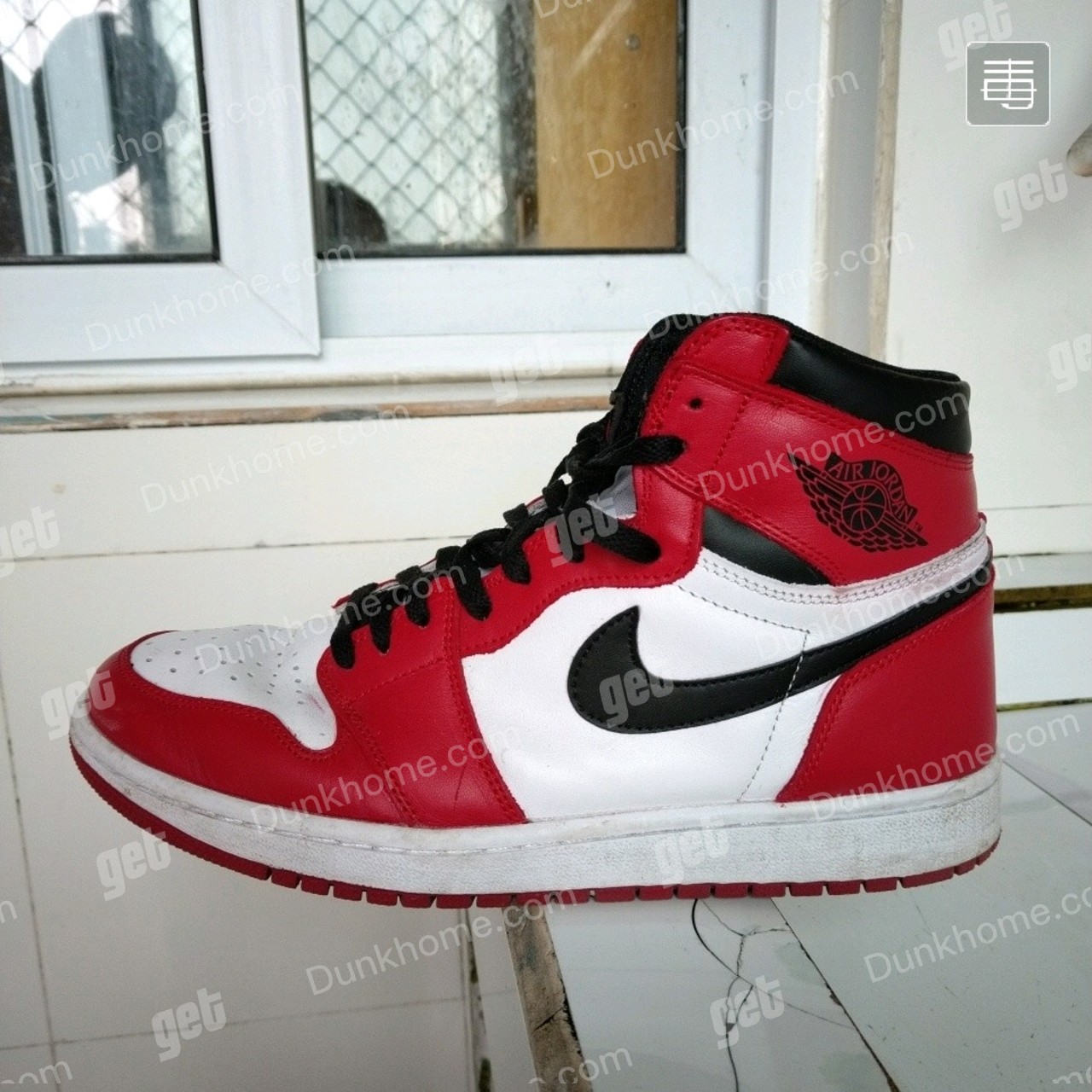 aj芝加哥,made in china 红色nike air logo