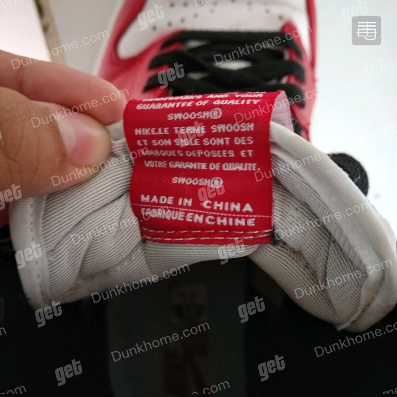 aj芝加哥,made in china 红色nike air logo