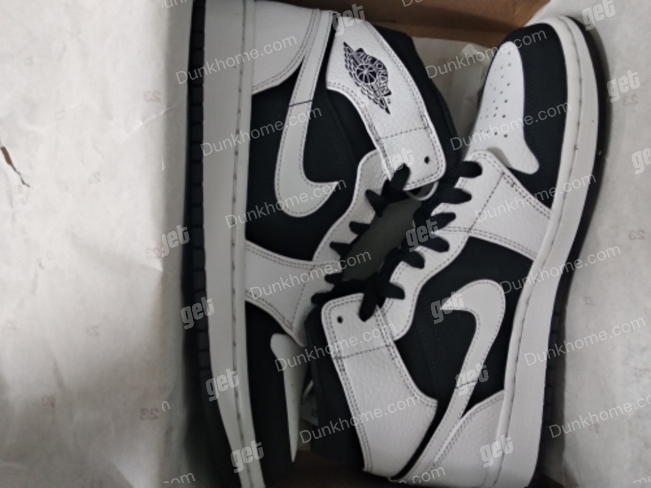 AJ1黑白 熊猫