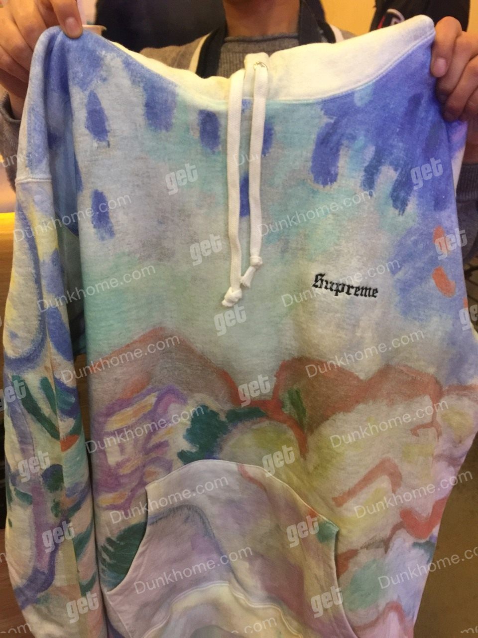 SUPLANDSCAPE01 supreme 扎染卫衣