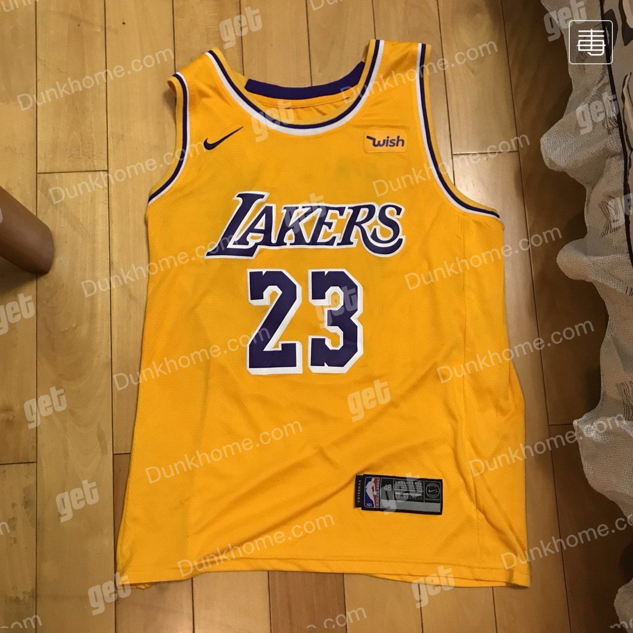 nike詹姆斯球衣wish版本