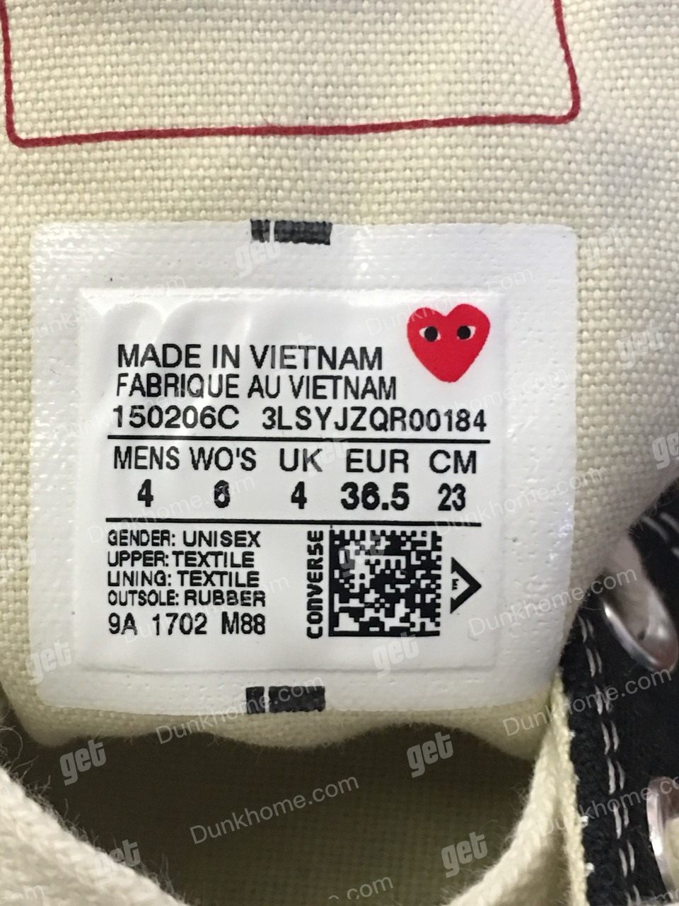 150206C 匡威川久保玲 劳烦帮忙鉴定真伪