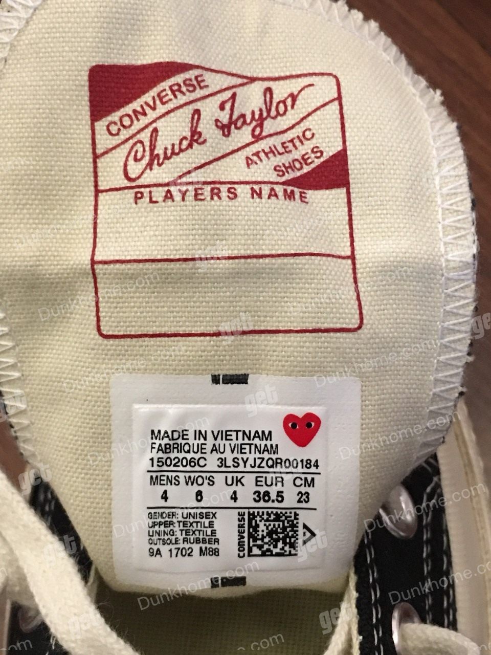 150206C 匡威川久保玲 劳烦帮忙鉴定真伪