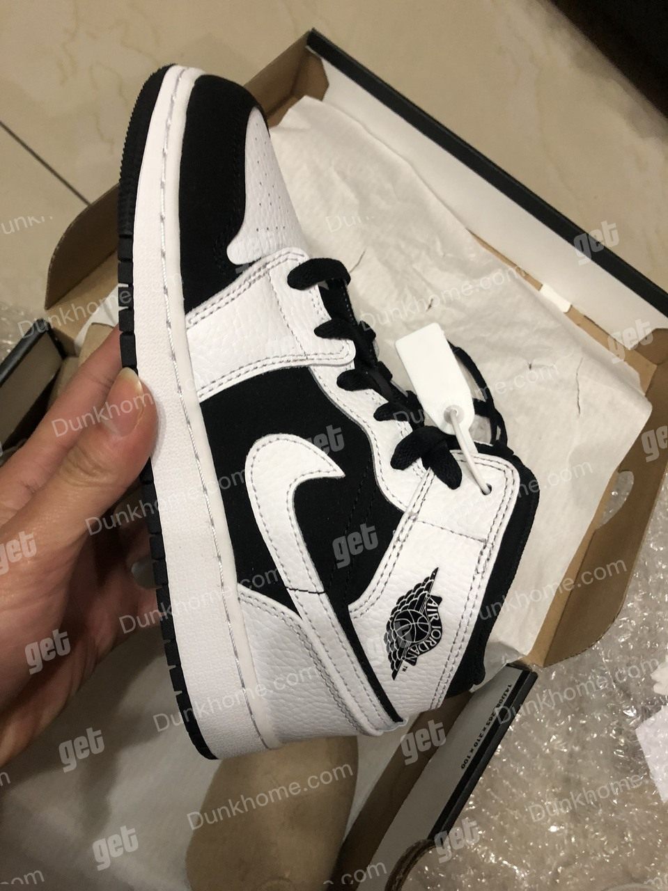 aj1黑白熊猫