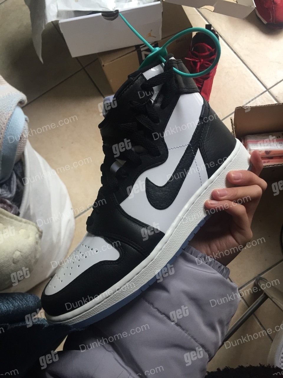 aj1黑白熊猫解构