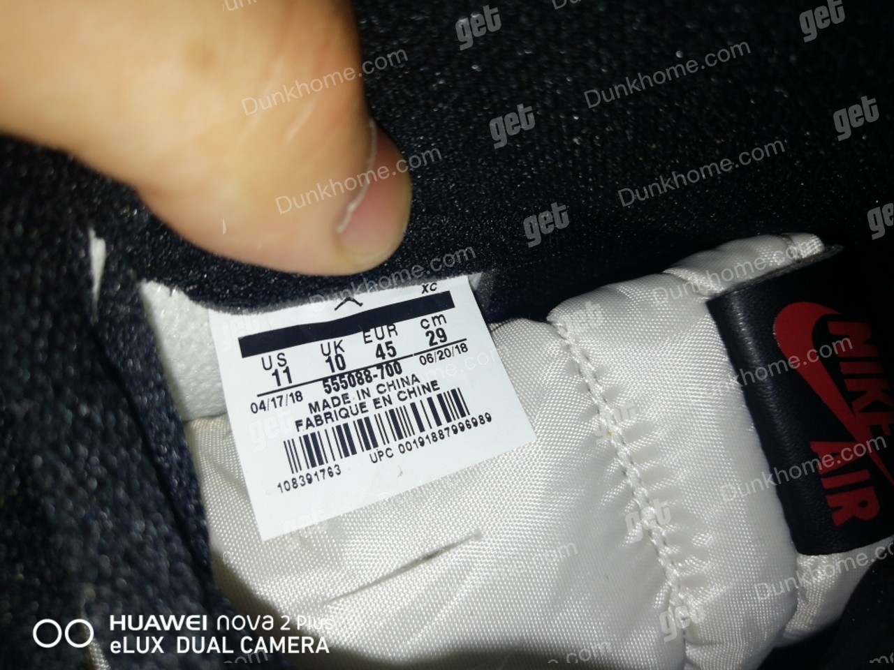 耐克aj黑棕脚趾