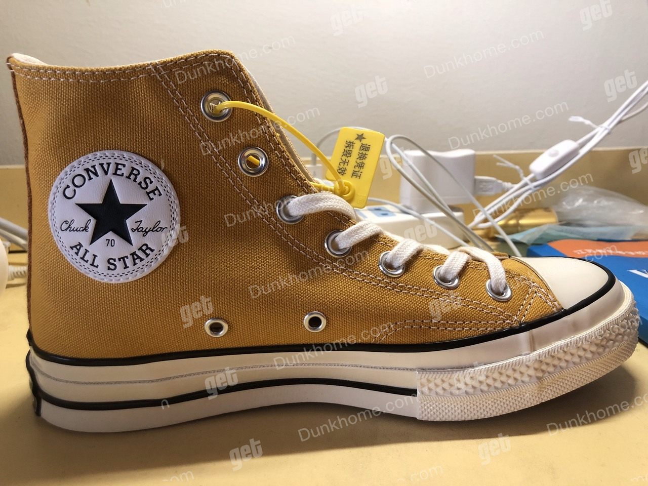 2018款匡威黄色1970s