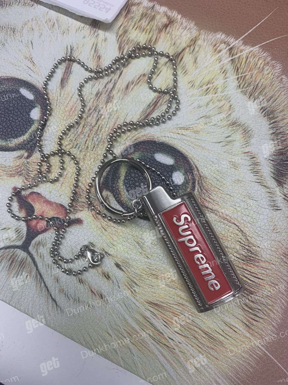 supreme打火机壳项链