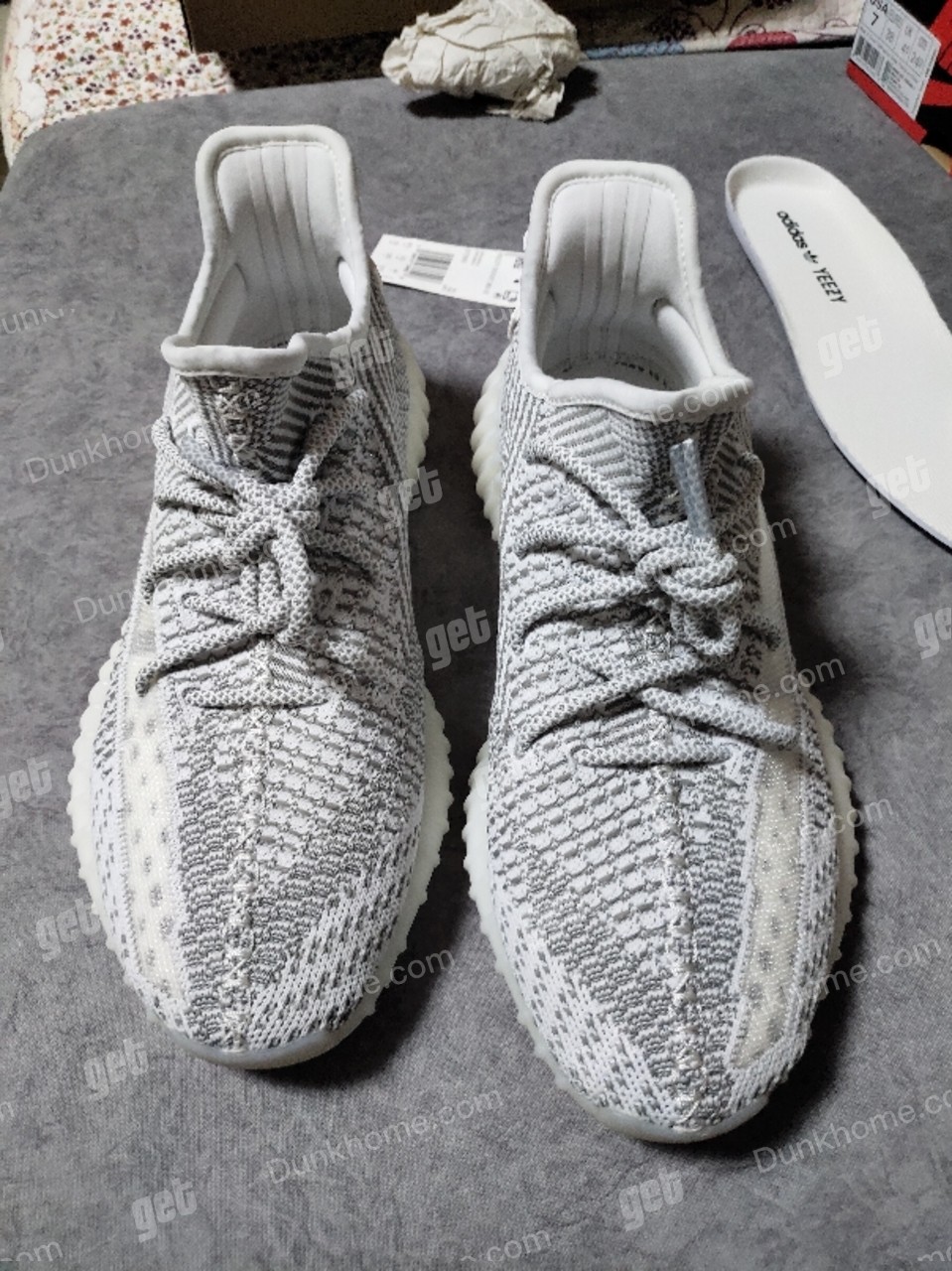 yeezy350v2鞋带反光