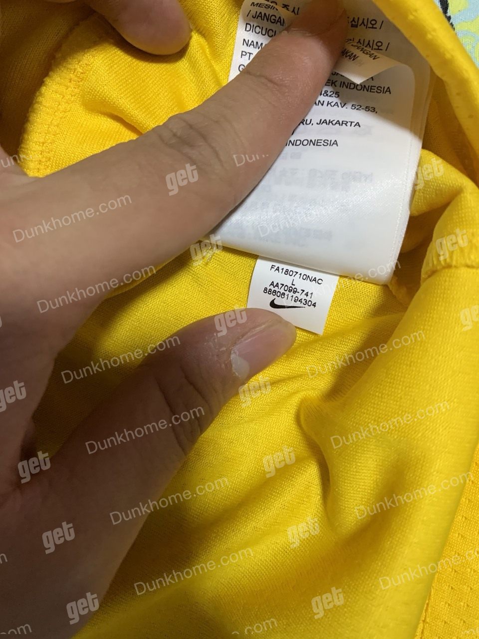 Nike NBA 球衣鉴定aa7099-741