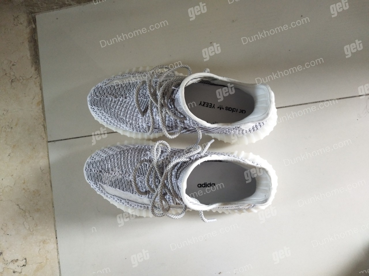 yeezy天使鞋带反光版