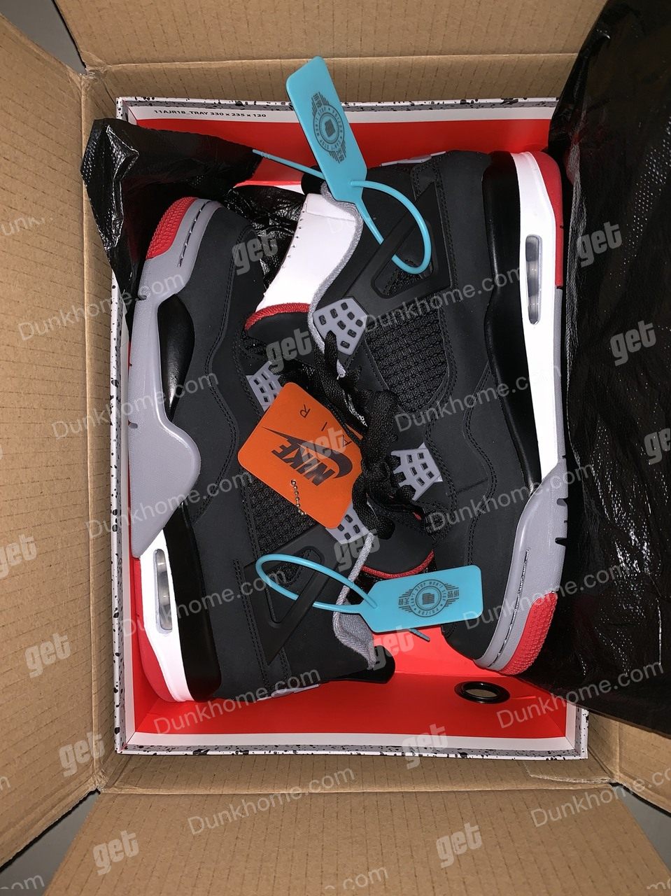 aj4黑红