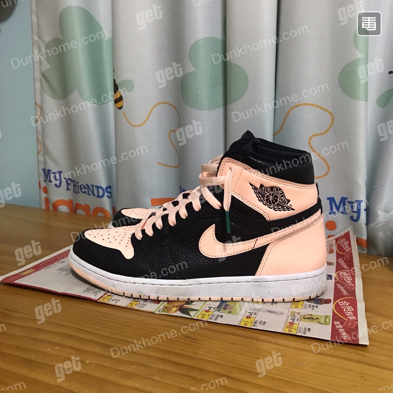 AJ1黑粉脚趾 货号是啥不明白.