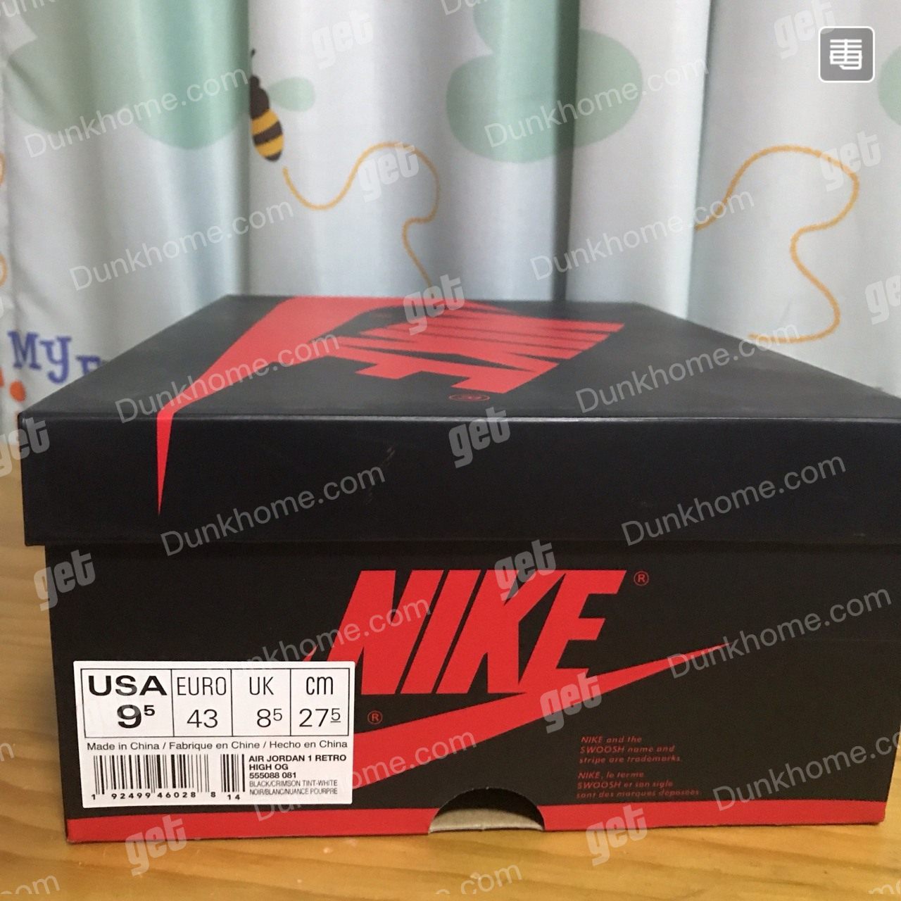 AJ1黑粉脚趾 货号是啥不明白.