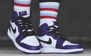 穿搭效果韻味十足，白紫AJ1絕美登場