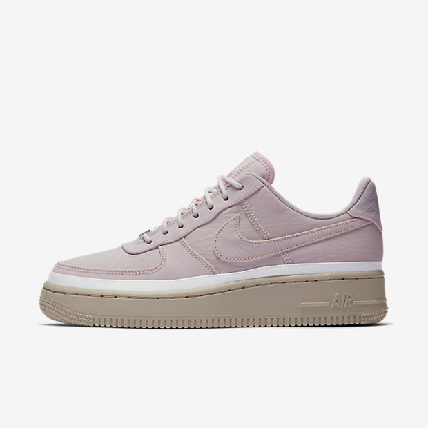 nike air force 1 空军一号 af1樱花粉 浅粉 女款板鞋 aa0287-604