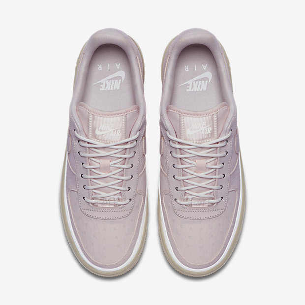 nike air force 1 空军一号 af1樱花粉 浅粉 女款板鞋 aa0287-604