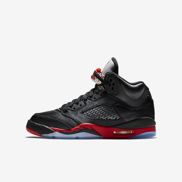 air jordan 5 satin bred aj5 黑红 丝绸 440888-006(2018.11.3发售)