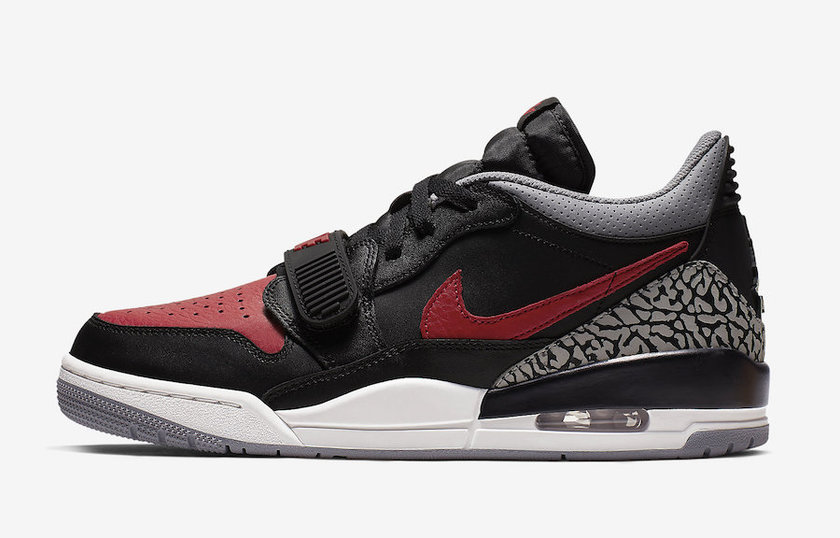 jordan legacy 312 low 黑红水泥即将登场