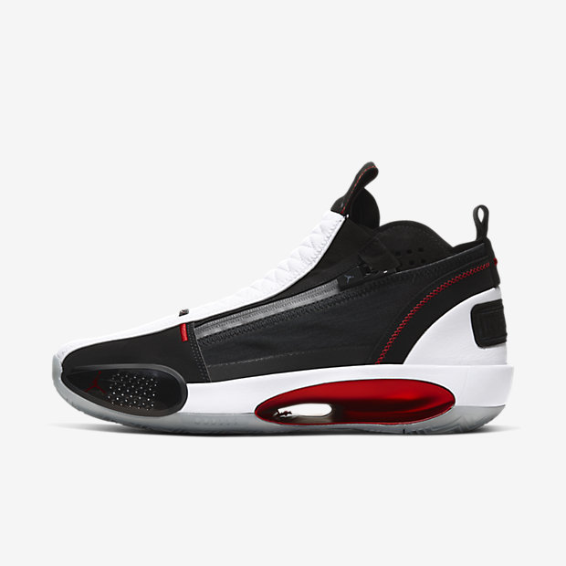 air jordan 34 aj34 全明星 黑红男子篮球鞋 cu1548-001